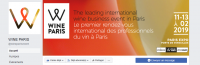 La page de Wine Paris sur Facebook @wineparisevent